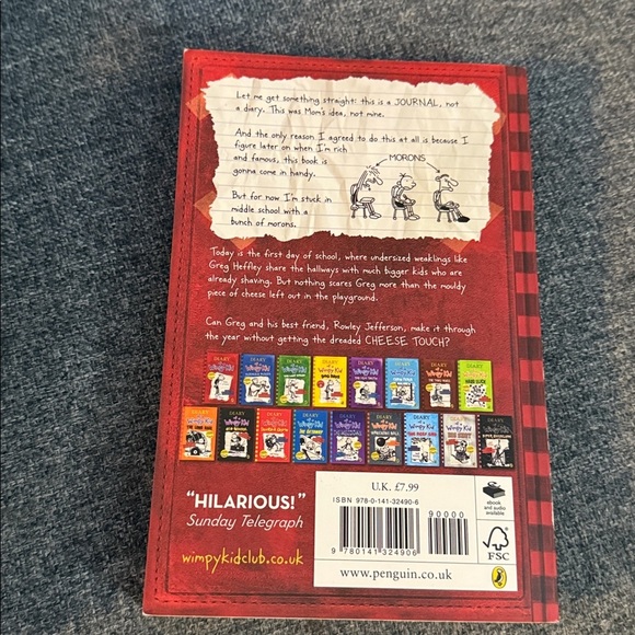 Diary of a Wimpy Kid Book by Jeff Kinney - Picture 2 of 3